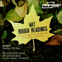 LadyTracey by John Hill part of Insignificant Theatre's Rough Readings May 2013